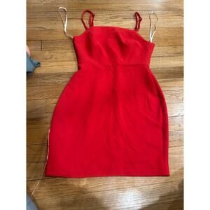 Red BCBGgeneration mini dress sz 0 NWOT